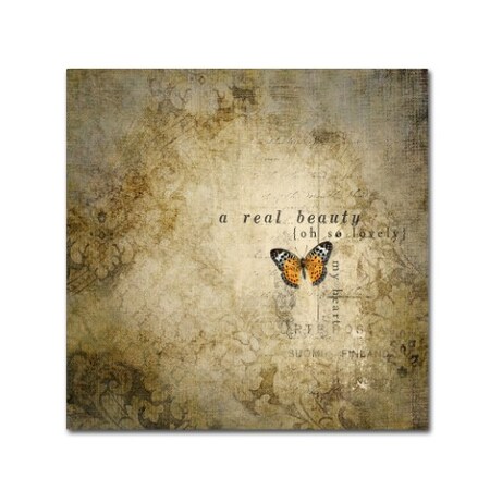 Marcee Duggar 'Real Beauty Butterfly' Canvas Art,35x35